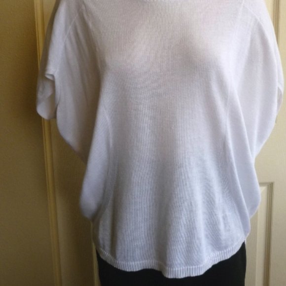 Cold Water Creek: White Dolmen Sleeve Light S - Picture 8 of 9